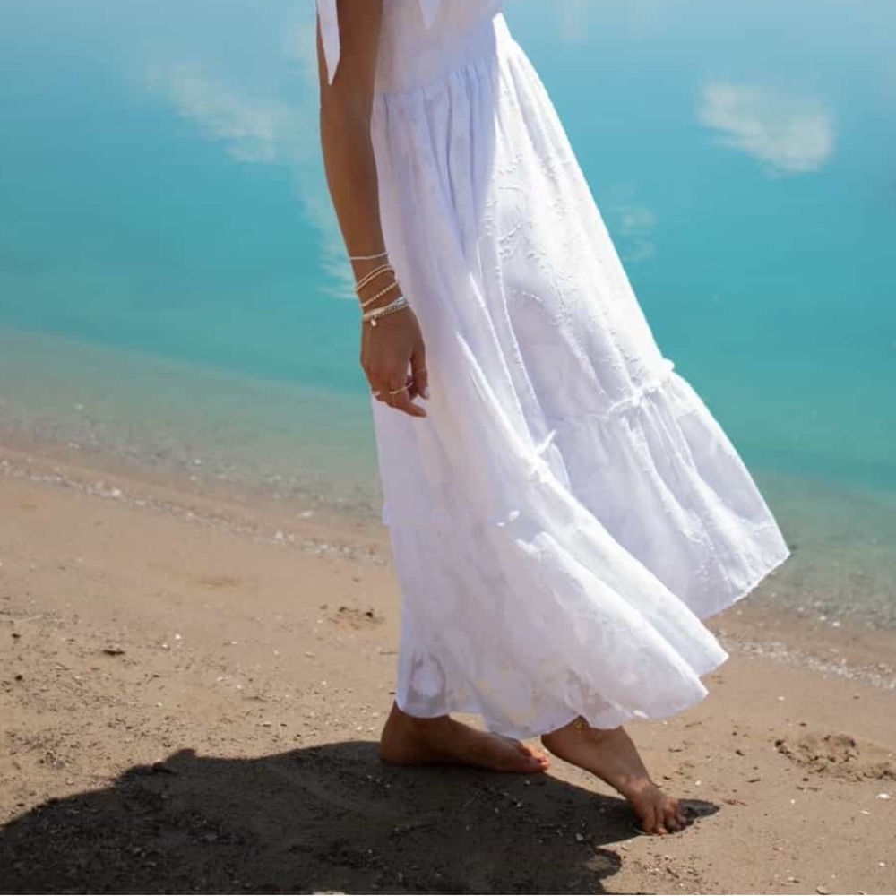 New Lake Dress multi tiered Romantic Maxi Dress Cottage Core graduation wedding